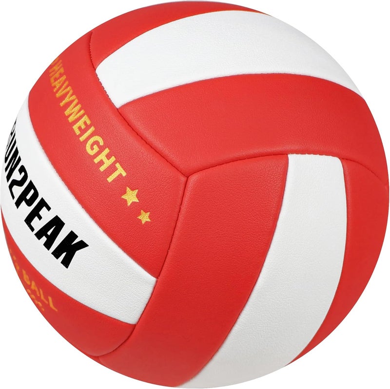 RUN2PEAK Setter Training Volleyball Official Size 5 Volleyballs Heavy Weight Ball PU Practice Volley Balls for Indoor Rebounder Equipment Setters Weighted Volleyball Setting Trainer - Image 3